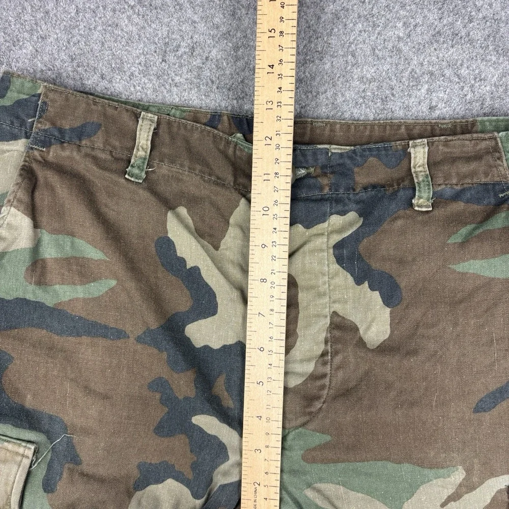 Vintage Army Combat Pants Medium Regular Woodland Cargo Utility Military ACU EUC